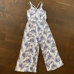 Summer jumper with tropical print